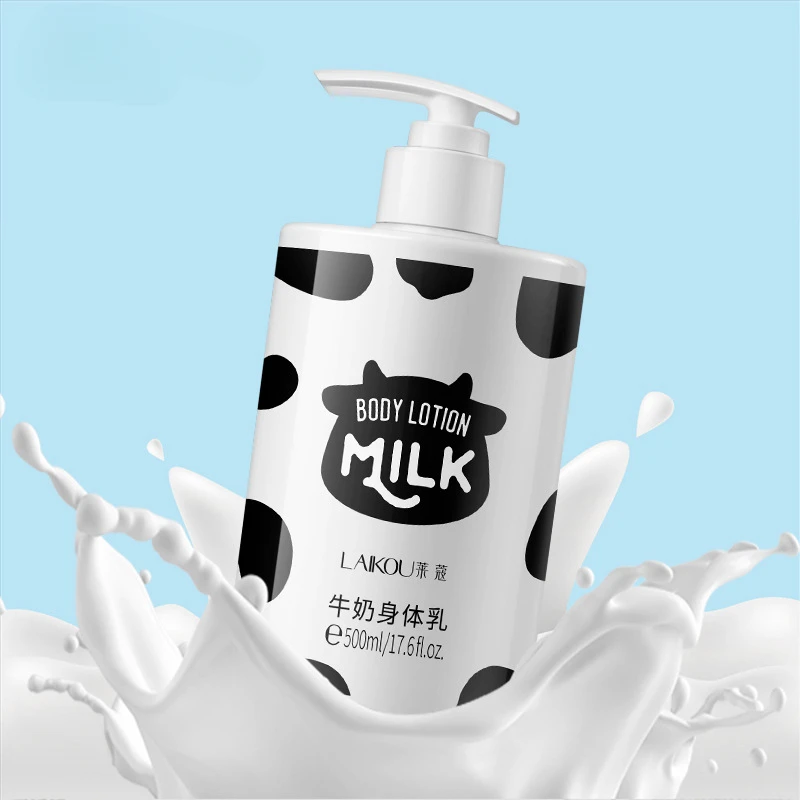 

500G Laikou Milk Body Lotion Moisturizer and hydrating Brighten skin tone Skin Care Products