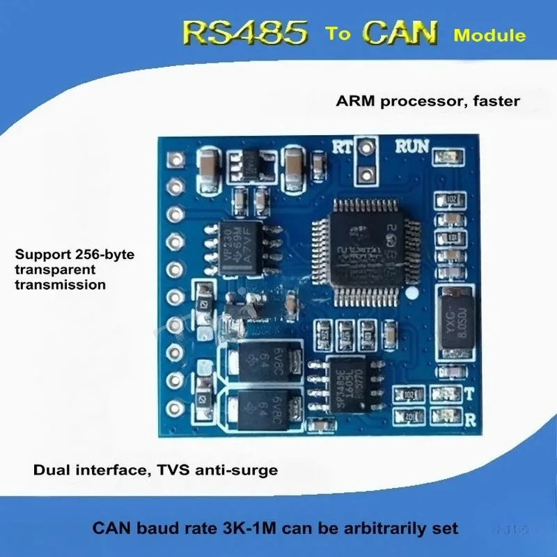 RS485 to CAN/CANOpen/CAN Module/transmission Module/serial Port/RS232/STM32/modbus for RT809F RT809H