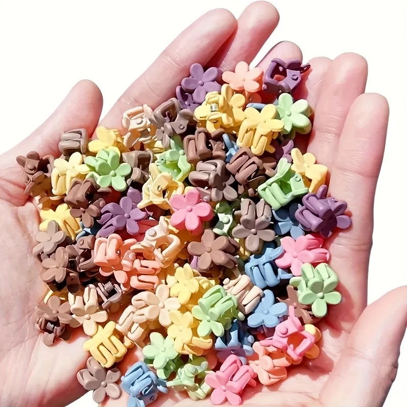 50-Piece Mini Hair Clip Set - Cute Solid Color Accessories for Women, Suitable for Daily Wear and Holiday Decorations, Cute Hair Clips