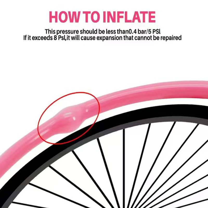 VXM 10 Stück Ultraleichte 28g Fahrrad-TPU-Schläuche 700X18 25 28 32 Rennrad-TPU-Reifen 45mm/65mm/85mm Länge Französisches Ventil – Detail 7
