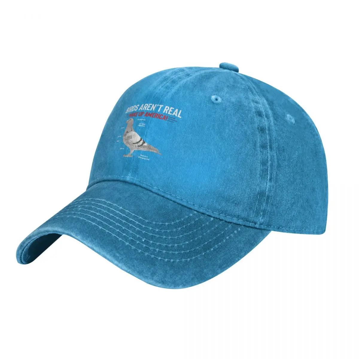 Birds Aren’t Real Wake Up America Baseball Cap New In Hat Designer Hat Golf Cap Hats Man Women'S