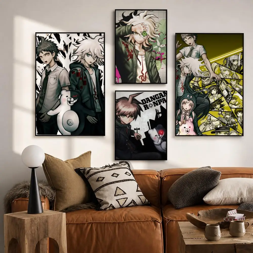 D-Danganronpa N-Nagito K-Komaeda Poster HD Wall Art Print for Bedroom Living Room Office Bar Modern Aesthetic Home Decor