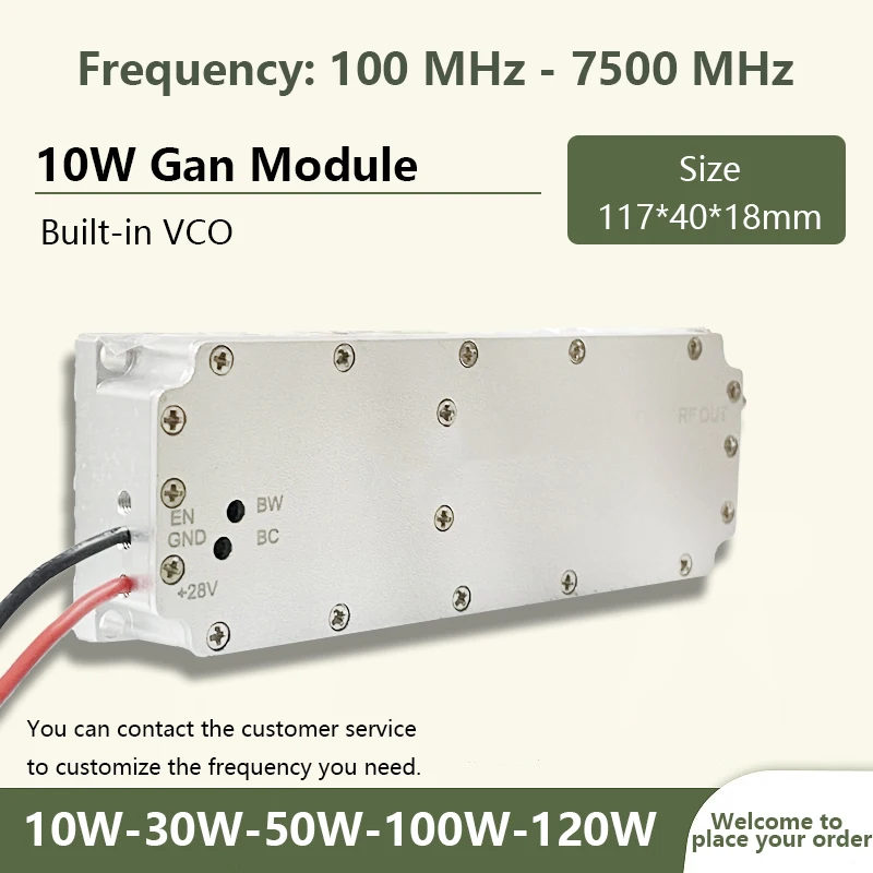 

Модуль 10WGan с циркулятором и встроенным VCO 100–200 МГц, 500–600 МГц, 700–800 МГц, 900–100 МГц, 6000–65000 МГц, 65–7000 МГц, 5,2 ГБ, 5,8 ГБ