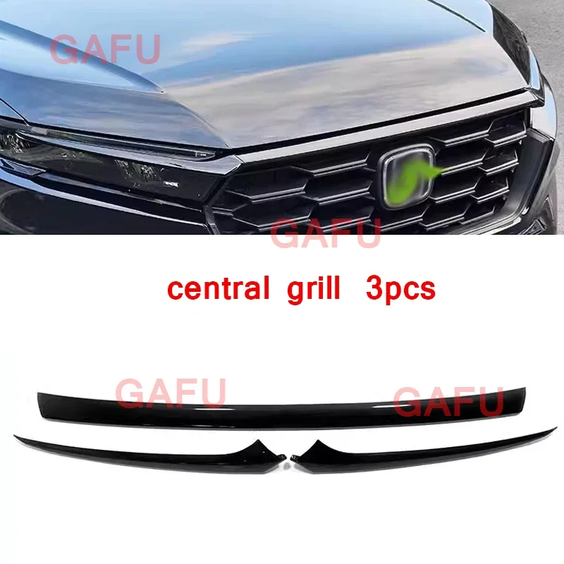 

For Honda CRV CR-V 2023 Car Central Grill Car Side Trims Rearview Mirror Cover Protective Fog Lamp Trim Exterior Accessories