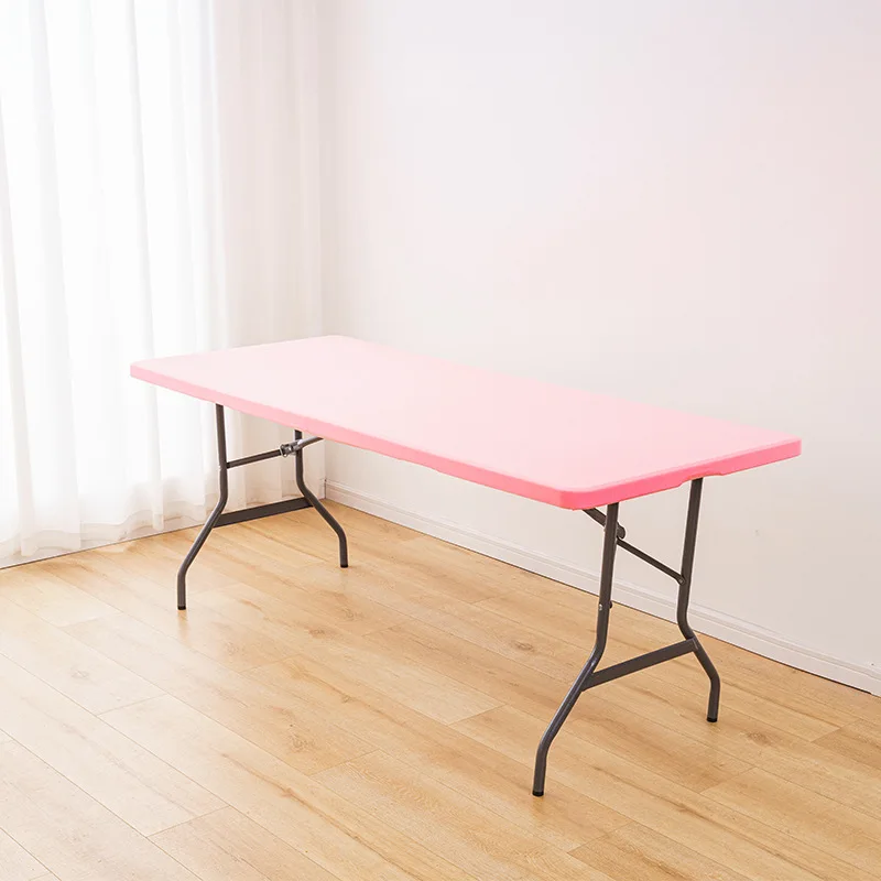 Rectangle Table Cloth Elastic Long Top Cover Wedding Decoration Birthday Party Celebration Spandex Fit For 6ft Long Table