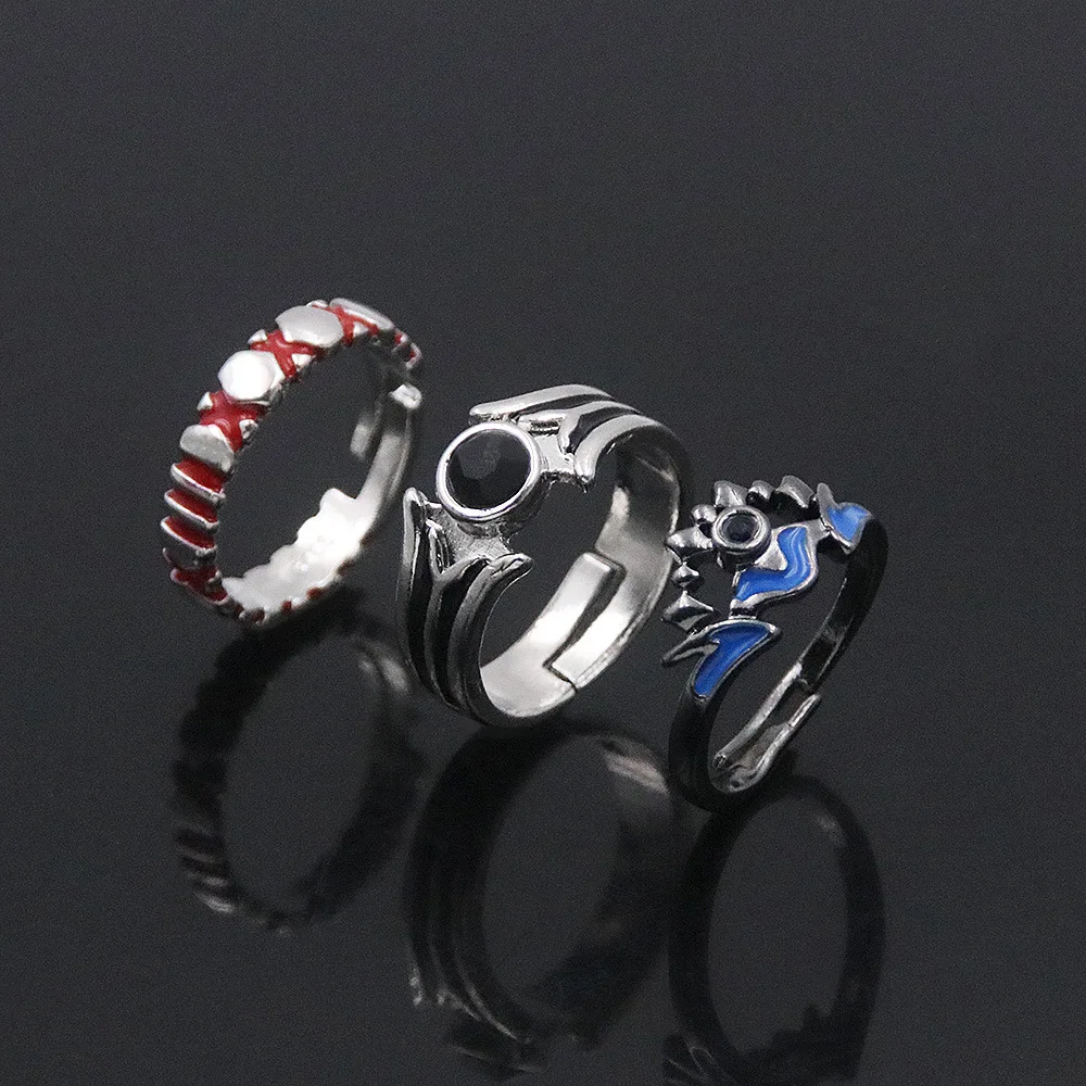 Origami Tobiichi Sword Art Online Kirito Juuzou Suzuya Tokyo Ghoul Adjustable Cosplay Costume Ring