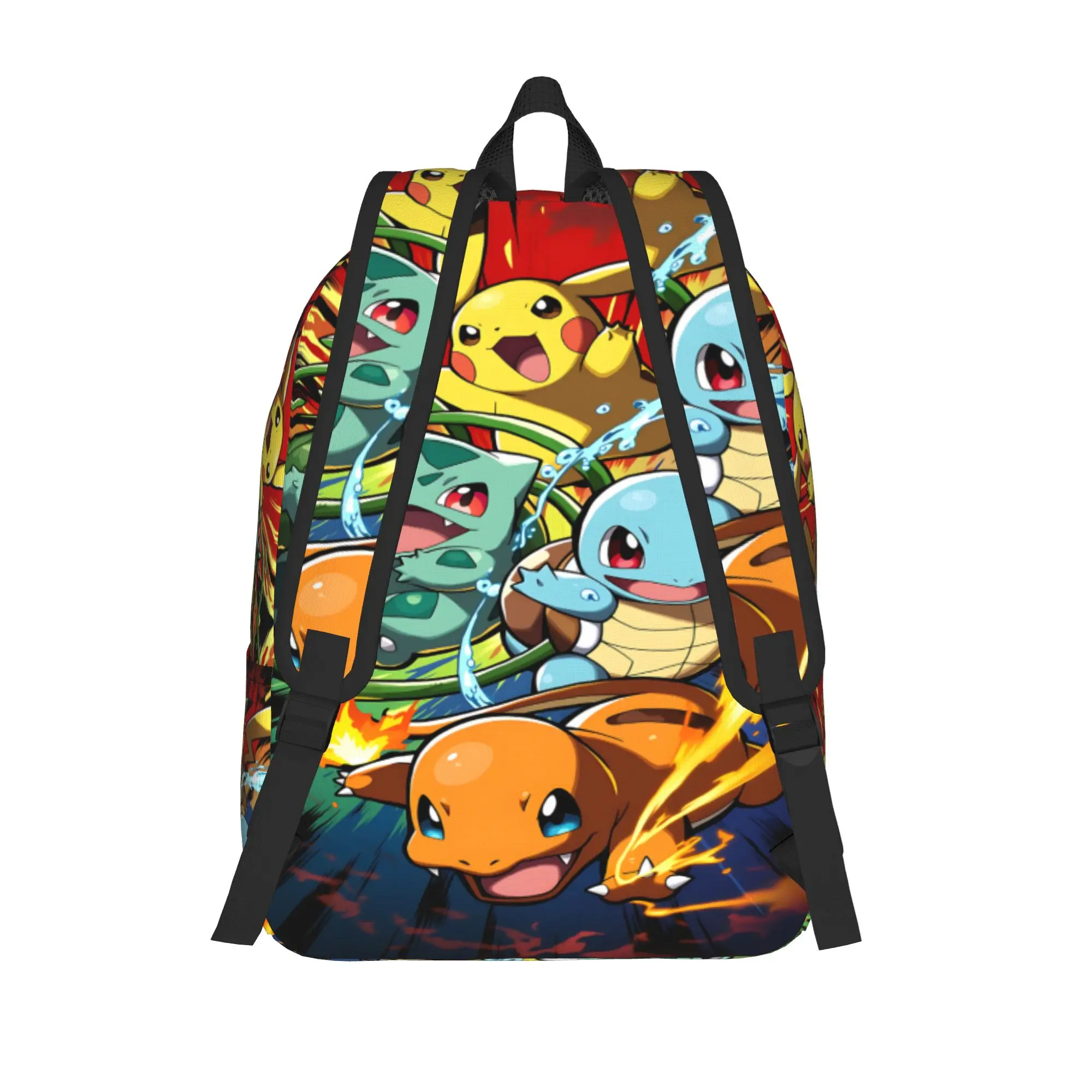Fashion Pokemon Theme Pikachu Family Backpack  Mochilas Fashion Travel Sturdy Shoulder Rucksack