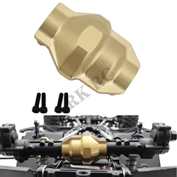 34g Brass Diff Cover Heavy Duty Differential Axle Housing for 1/10 YK4102 YK4103 1/8 YK4082 YiKong RC Crawler Upgrade