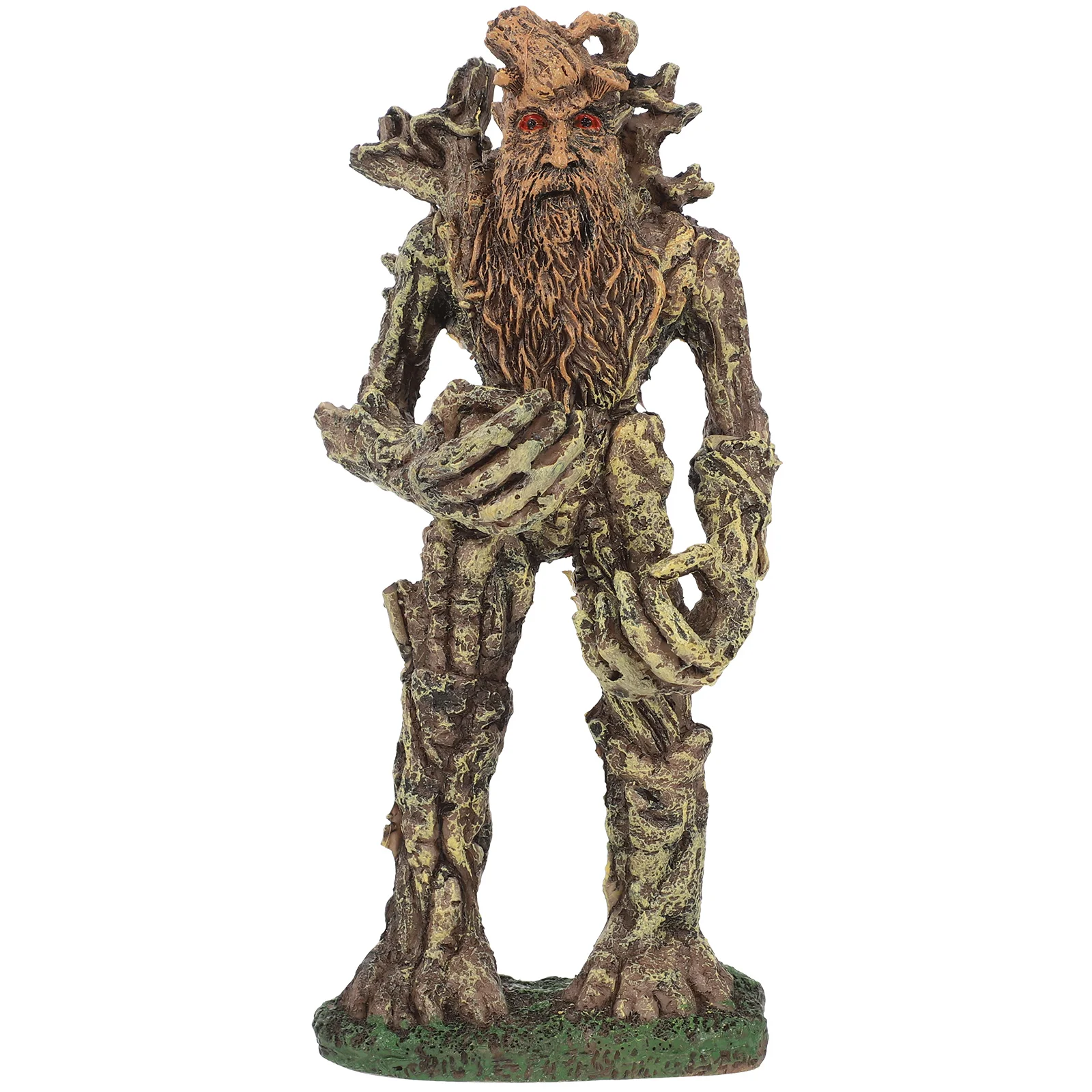 

Aquarium Ornaments Fish Tank Adornment Treeman Decorative Statue Model Resin Figure Cave Decoration