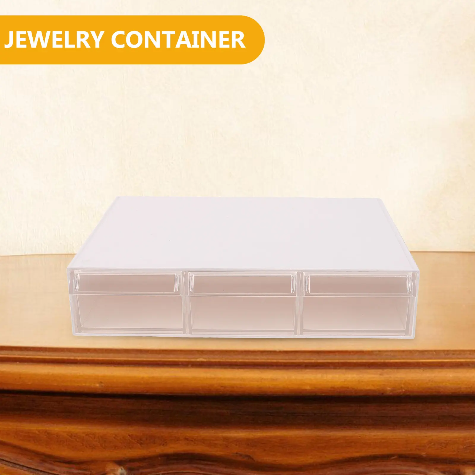 Jewelry Display Drawer Style Organizer Stable Ps Material Multifunctional Stand for Earrings Studs Hoops Makeup Box Stationery