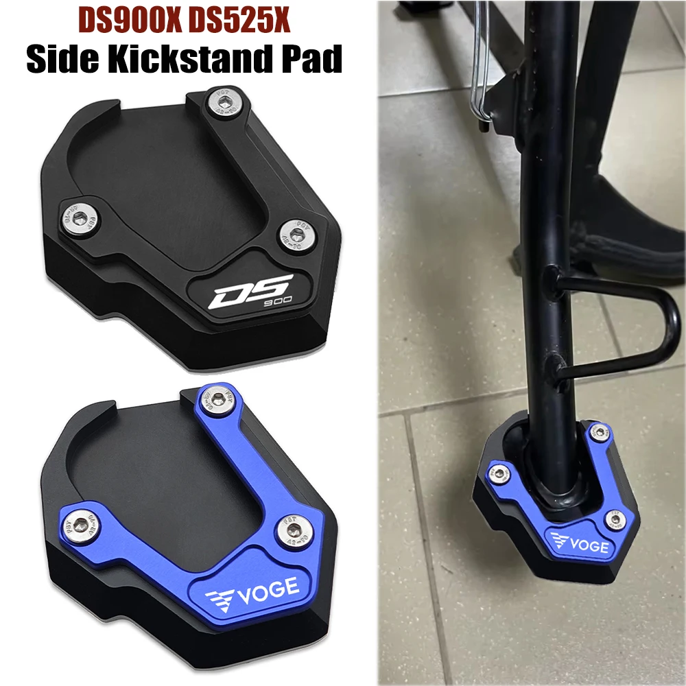 For Loncin Voge DS900X DS525X DSX900 DSX525 900DSX 2023 2024 2025 Motorcycle Side Stand Extension Kickstand Enlarger Plate Pad