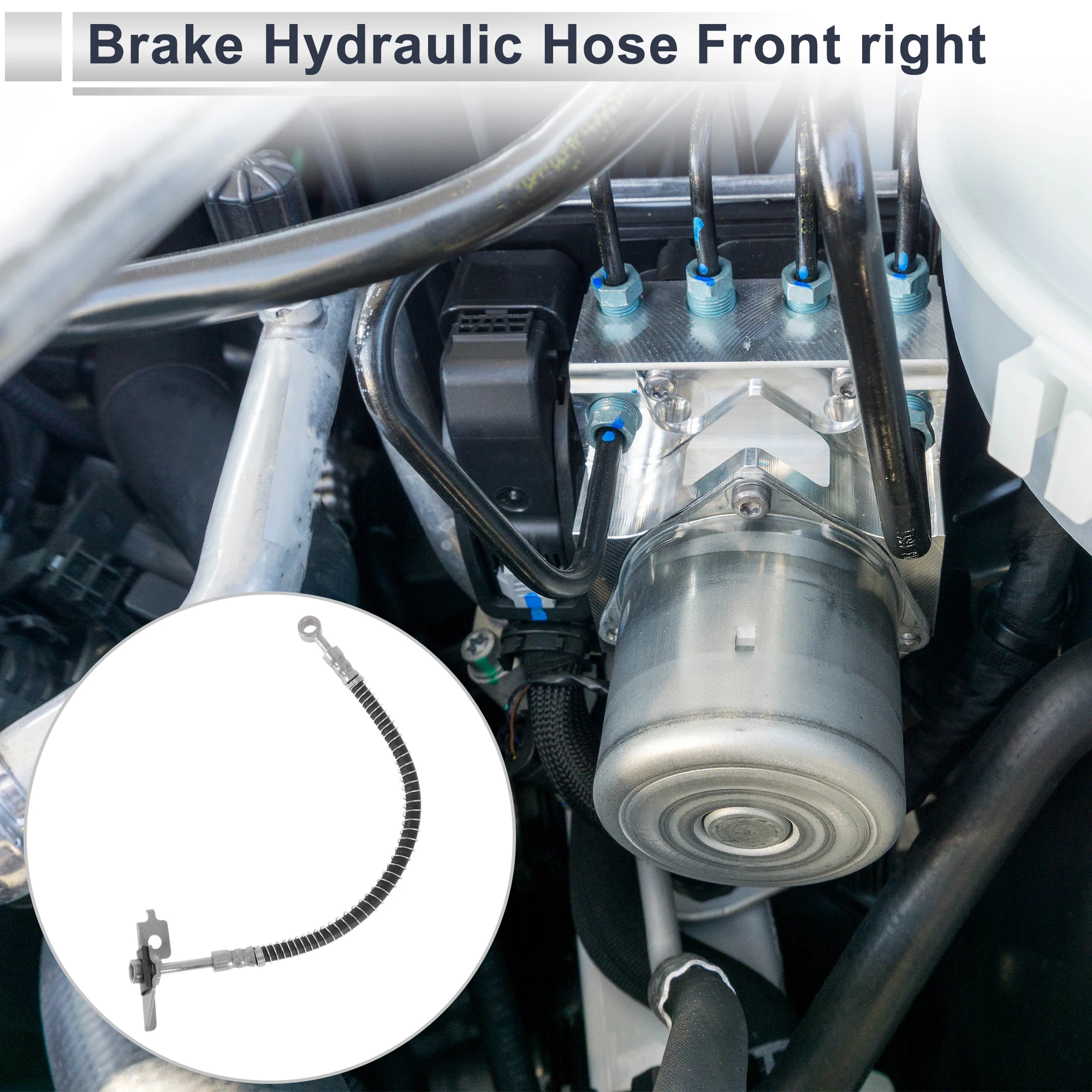 Tuyau hydraulique de frein UXCELL pour Hyundai Sante Fe 2006-2009 No.587322B000
