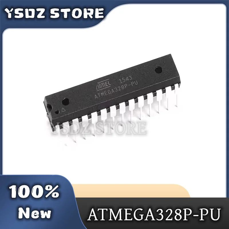 1-5PCS/LOT 100% New original ATMEGA328P-PU ATMEGA 328P PU DIP-28 IC in stock