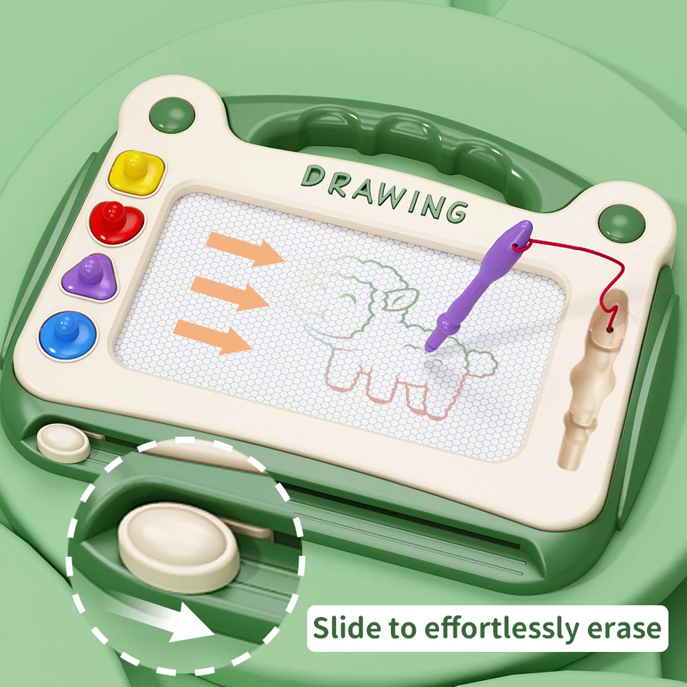 Children Magnetic Drawing Board Montessori Color Puzzle Writing Board Art Educational Game Kids Preschool Drawing Tool Toys Girl