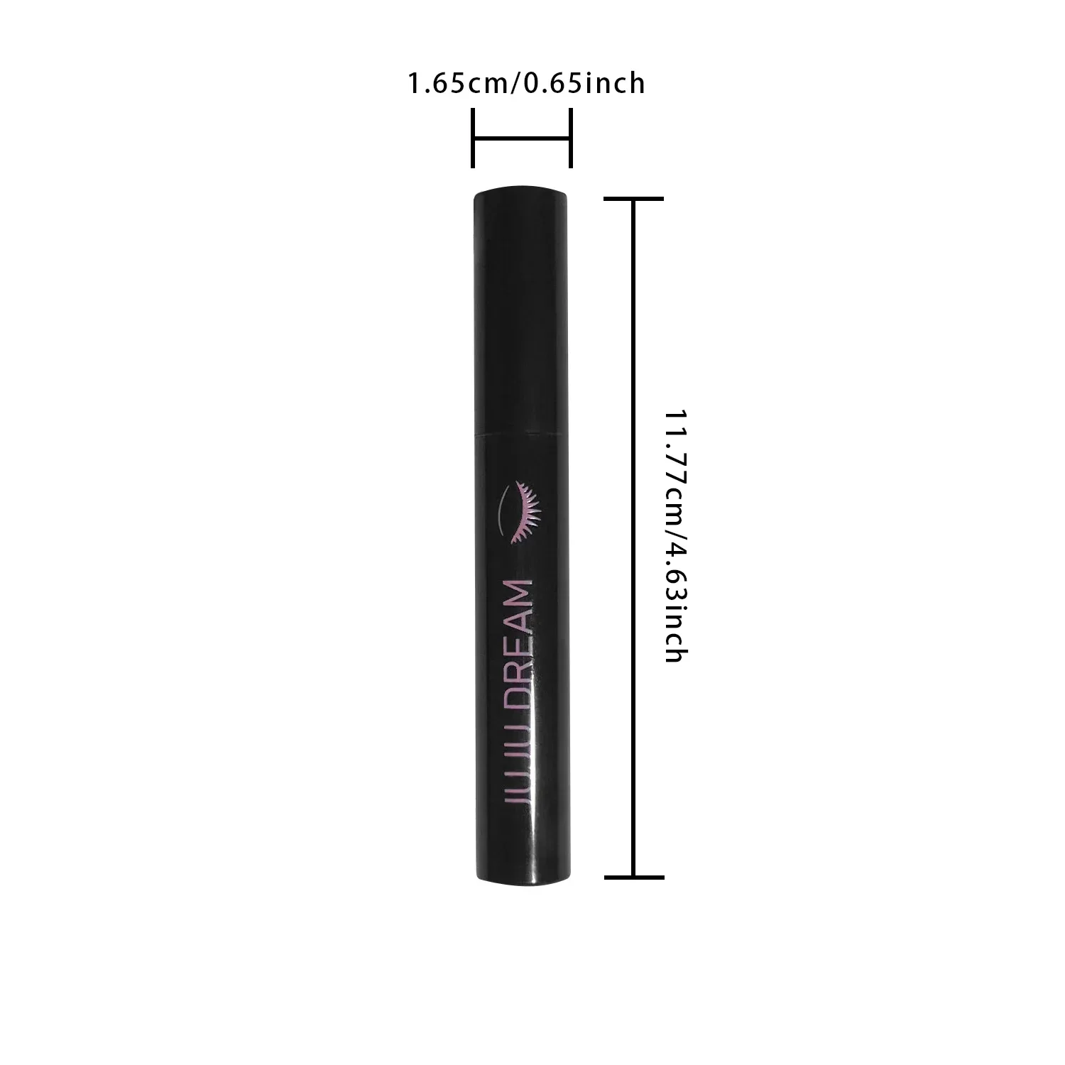 Mascara allungante 3D, arricciatura e volumizzante, impermeabile, a prova di sbavature, di lunga durata, nero e oro, sicuro per tutte le pelli, uso unisex