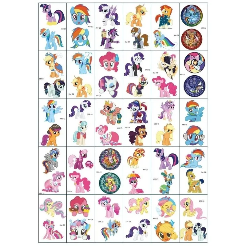 My Little Pony Twilight Sparkle Personalized Creative Stickers High-looking Waterproof Long-lasting Simulation Tattoo Stickers