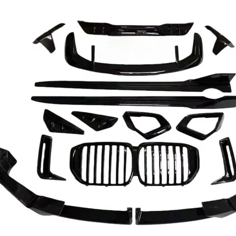 

Premium Car Accessories Body X5 G05 Black Kit Front Lip Rear Diffuser Side Skirt Grill 2024 X5 G05Durable