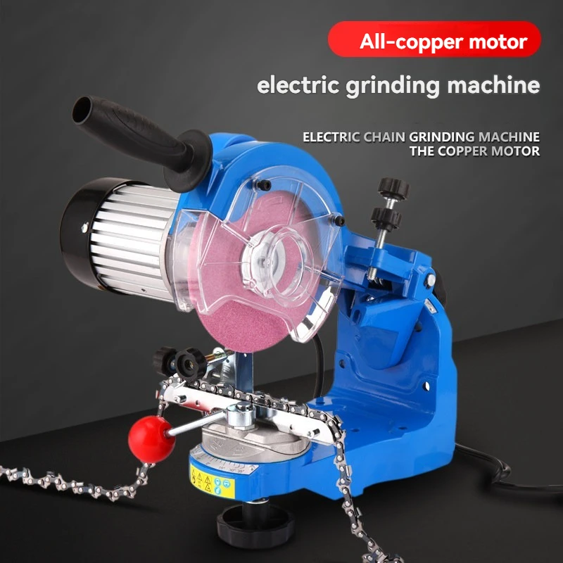 230W Automatic Electric Saw Chain Grinder Professional Chain Grinding Machine Saw File Bench Chainsaw Sharpener