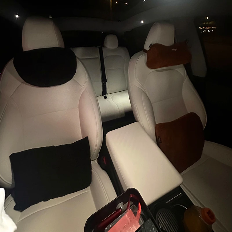 Custom Fit Car Accessories Seat Covers Specific for Tesla New Model Y Juniper 2025 2026 High Quality Leather Front Rear Full Set