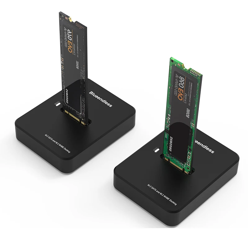 Blueendless 외부 SSD 하드 디스크 M.2 ssd 인클로저 M.2 SSD 도킹 스테이션 용 10G 온라인 읽기 쓰기 속도 SSD 케이스