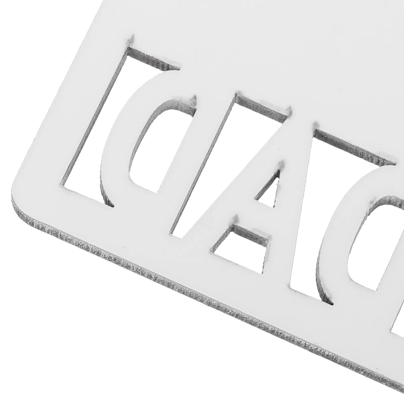 

6 pcs Sublimation Blank Keychain Diy Dad Sign Keyring Double Side Heat Transfer Pendant For Bag Backpack Purse Decoration