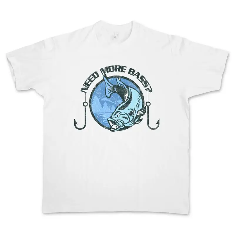 NEED MORE BASS T SHIRT DJ MC Music Electro House Redcords Producer Fish Fun