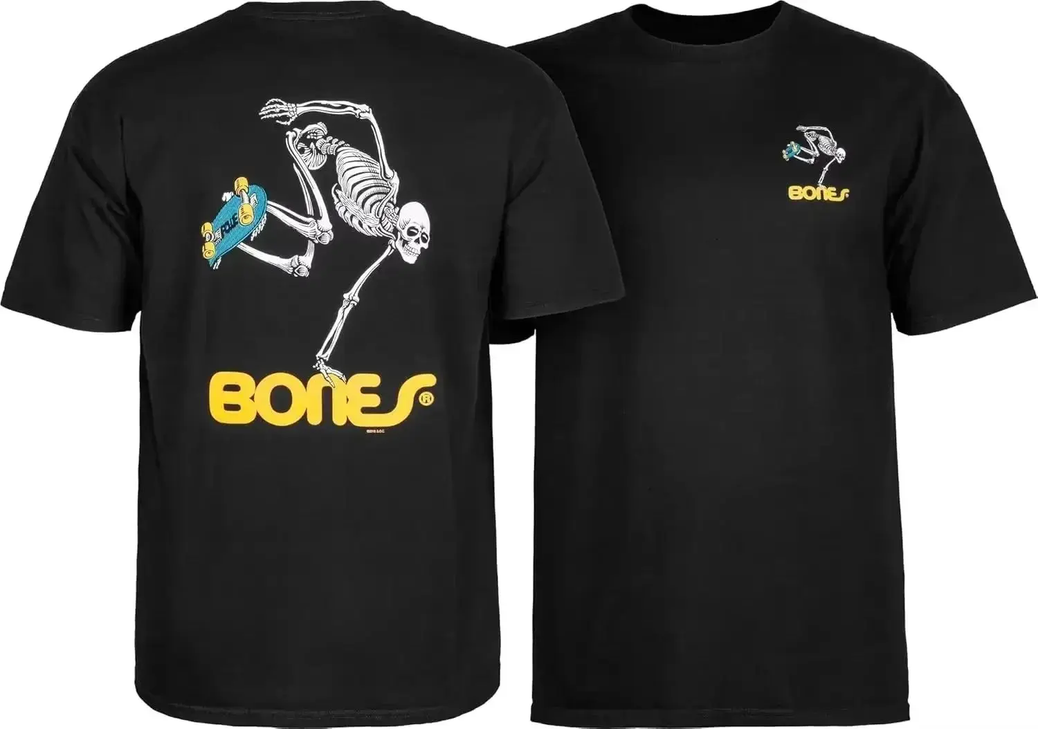 Summer Skateboard T Shirt Powell Peralta Winged Ripper T-Shirt Men Women Oversized Short Streetwear Harajuku Men's Clothing image 2