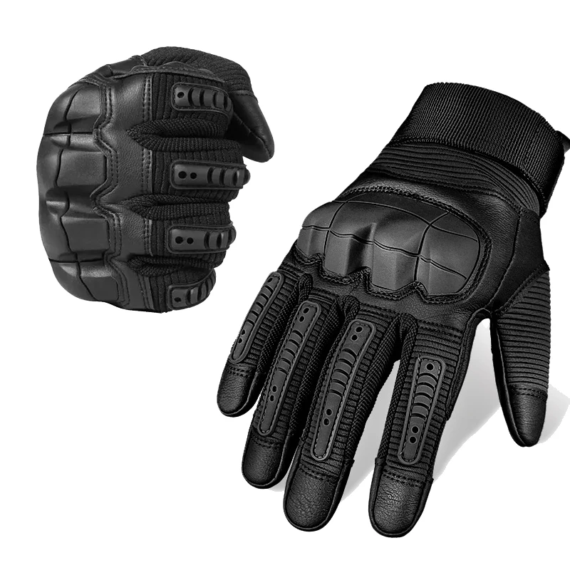 Tactical Gloves Paintball Shooting Airsoft PU Leather Touch Screen Motorcycle Gloves Protective Gear