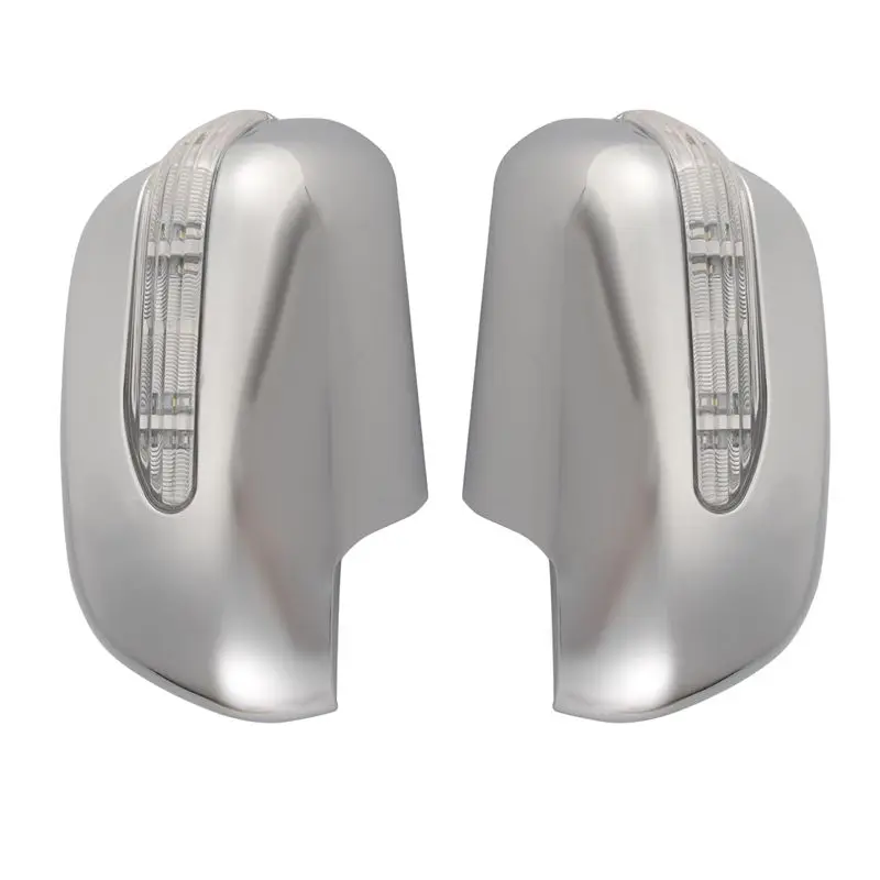 AU33-Car Reversing Mirror Cover LED Rearview Mirror With Light Side Mirror With Turn Signal For Toyota HILUX VIGO 2006-2014