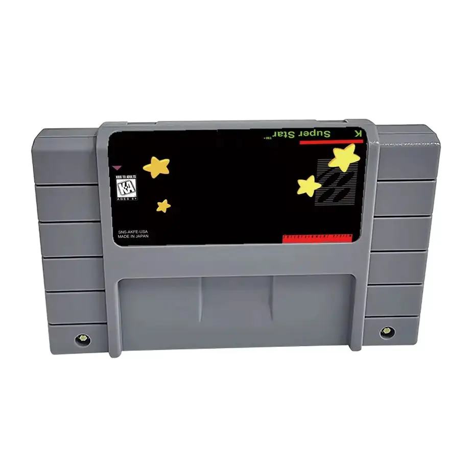 K Super Star - Complete Version - 16 bit US Version Game cartridge For SNES Game Console - Battery Save