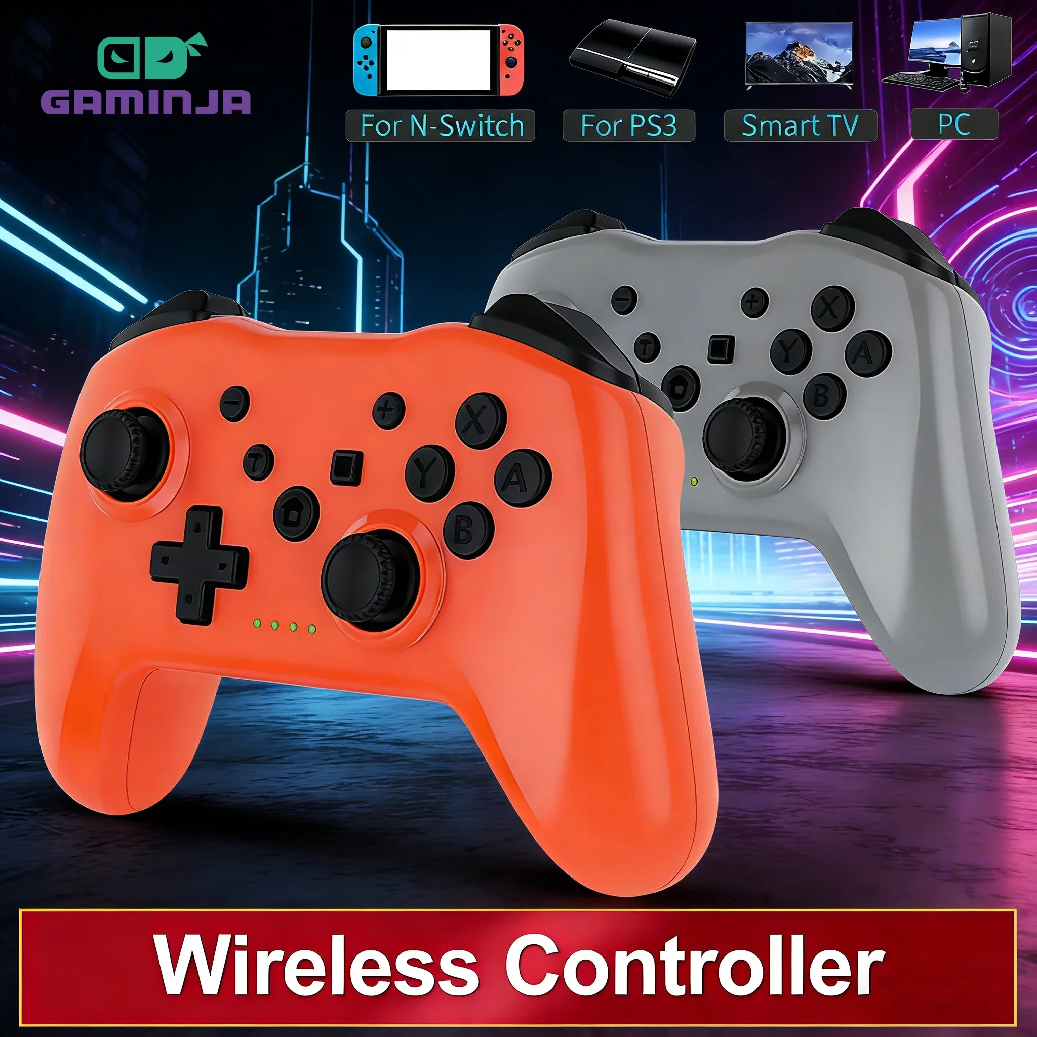 GAMINJA New Wireless Controller No Latency Bluetooth Gamepad PC GAMINJA New Wireless Controller No Latency Bluetooth Gamepad PC