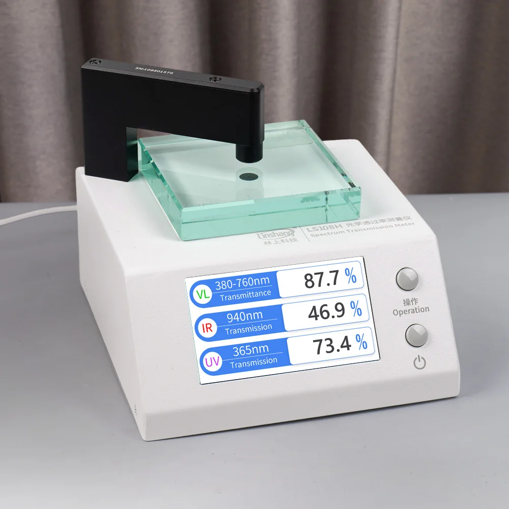 Advanced Visible Light Transmittance Meter LS108H VLT IR UV Lens Tester Lensing Transmission Meter