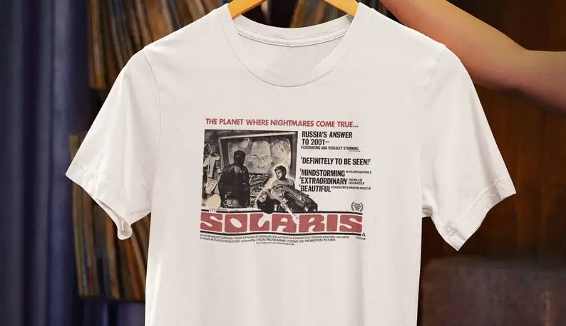 

Tarkovski Solaris shirt - Fan Apparel - Stylish Comfort tee - Unique Filmmaker Gift