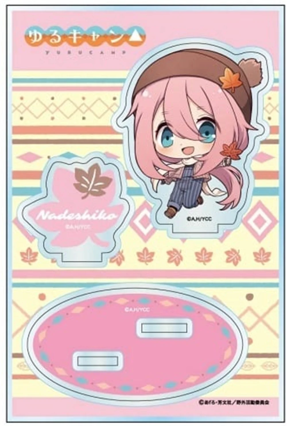 Anime Laid-Back Yuru Camp Shima Rin Kagamihara Nadeshiko 10CM Acrylic Stand Figure Display Cosplay Charm Cartoon Desktop