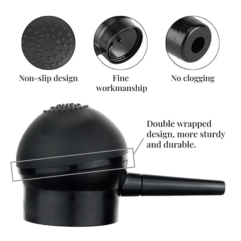 T-27.5g Bottle Nozzle Spray Pump Tool Hair Spray Styling Fiber Powder Spray Extended Nozzle Pump for Hair Loss Fiber Sprayer