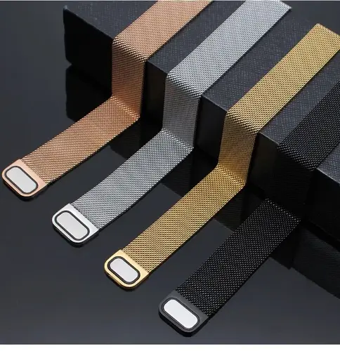 Imagen 2 del producto Correa Milanese Loop para Huawei Watch Fit 3, Correa de acero inoxidable, pulsera magnética, accesorios para huawei watch fit3