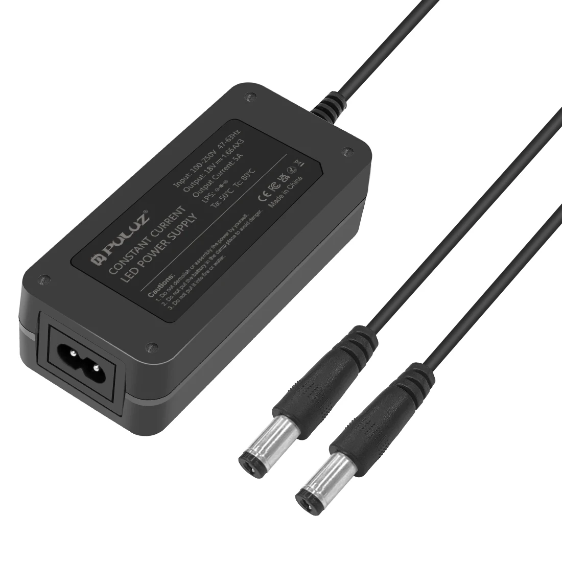 مزود طاقة ليد تيار ثابت PULUZ ، محول طاقة لخيمة استوديو التصوير الفوتوغرافي 80 ، AC-42 V إلى DC 18V ، 3A ، AU ، EU ، المملكة المتحدة ، قابس أمريكي