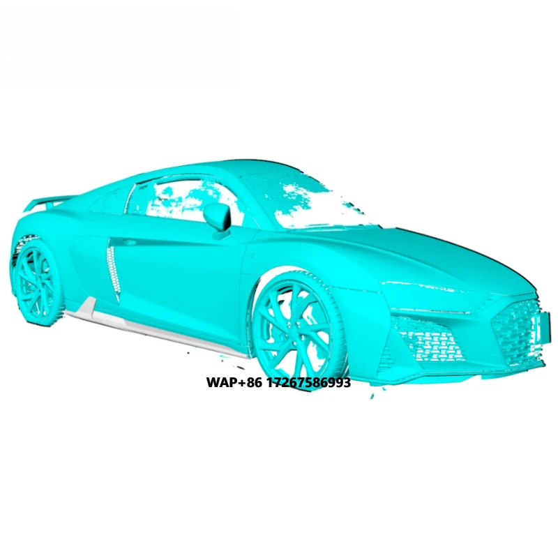 Dry Carbon Fiber R8 Coupe Side Skirt 2023Year Fit for R8 Body Kit Bumper Side Fender Plate Skirts R8 Side Skirt