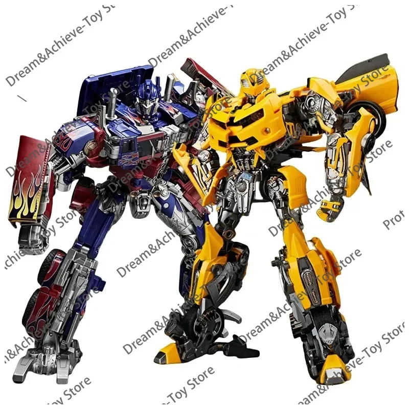 Ensemble de jouets transformables Transformers de 30 cm – Optimus Prime SS05 et Bumblebee MPM03, 2 figurines d'action transformables