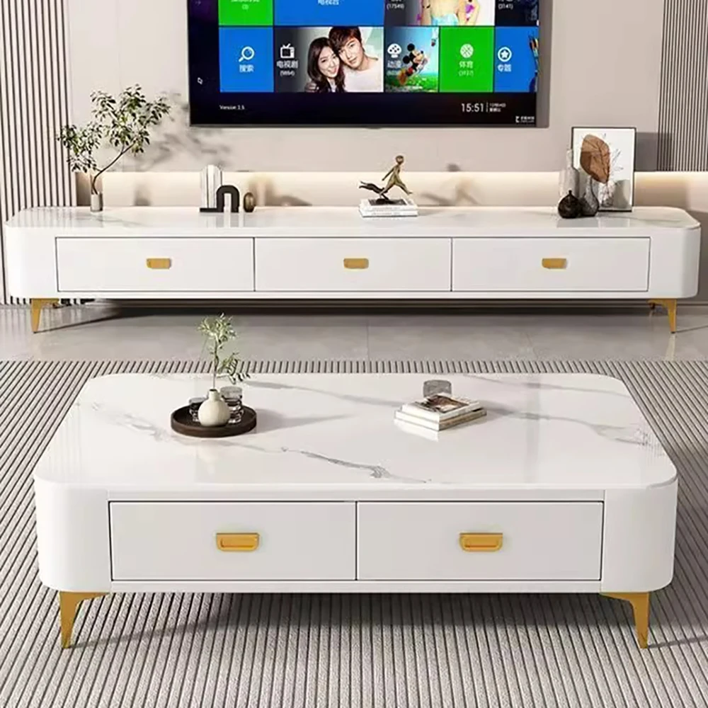 Korean Nordic Coffee Table Decoration Simple Living Room Unique Modern Coffee Table Luxury Organizer Couchtisch Unique Furniture