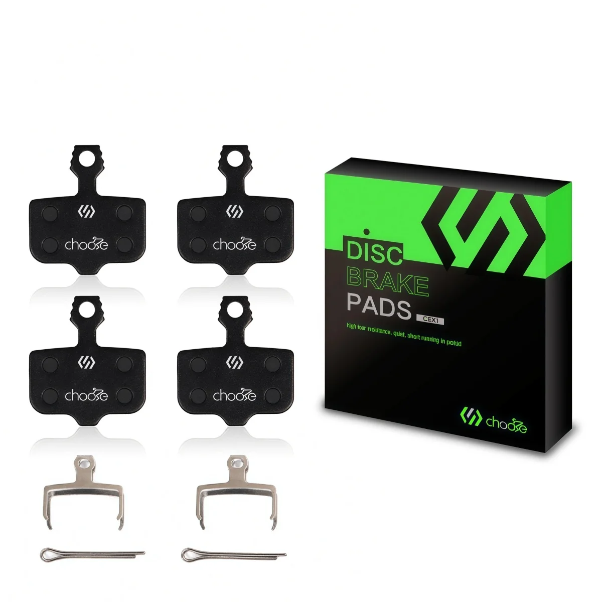 SUNTNUR 2 Pairs Bicycle Disc Brake Pads For AVID ElIXIR 1-7 R CR MAG & SRAM LEVEL T TL DB1 DB3 DB5 – Heat Resistance & Durable
