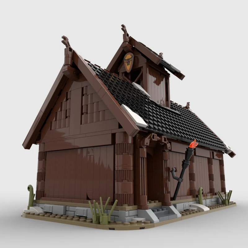Château médiéval modèle Moc blocs de Construction dieu maison modèle technologie brique bricolage assemblage Construction jouet vacances ensemble cadeaux
