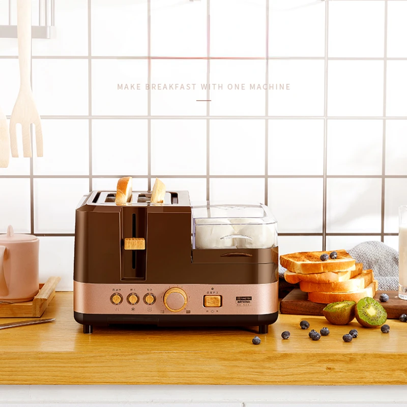 ماكينة إفطار متعددة الوظائف ، محمصة خبز منزلية ، ماكينة شطائر تجارية ، ماكينة طهي ، 4 في 1 ، 4.5 V