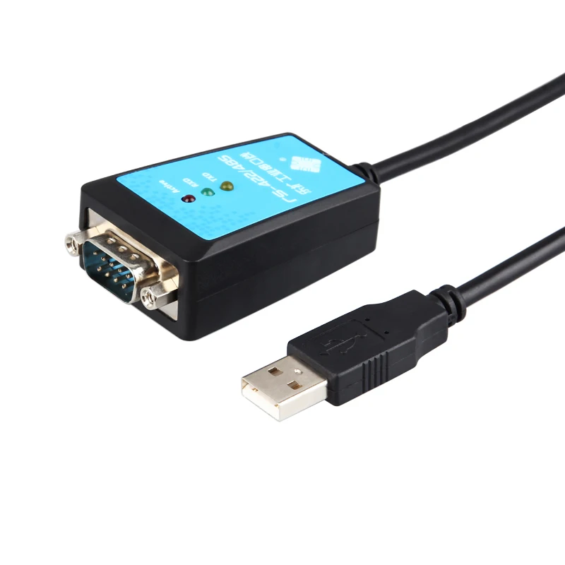 Usb para rs422/485 cabo serial rs232 com terminal rs422 rs485 porta serial ao conversor de comunicação adaptador usb 180cm ftdi chip
