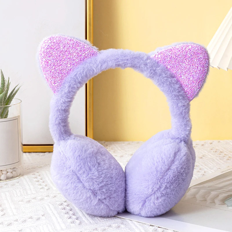 New Child Warm Earmuffs Faux Fur Ear Cover Children Winter Headwear Ear Muffs Plush Thicken Kids Girls Fluffy Windproof Earmuffs