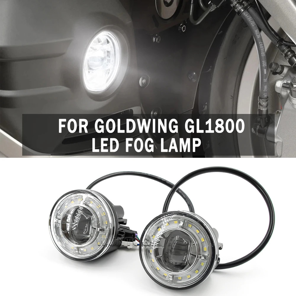 NEW Motorcycle LED Fog Lamp Strobe Foglights Driving Fog Light For Honda Goldwing GL 1800 GL1800 Tour DCT 2018 2019 2020 2021