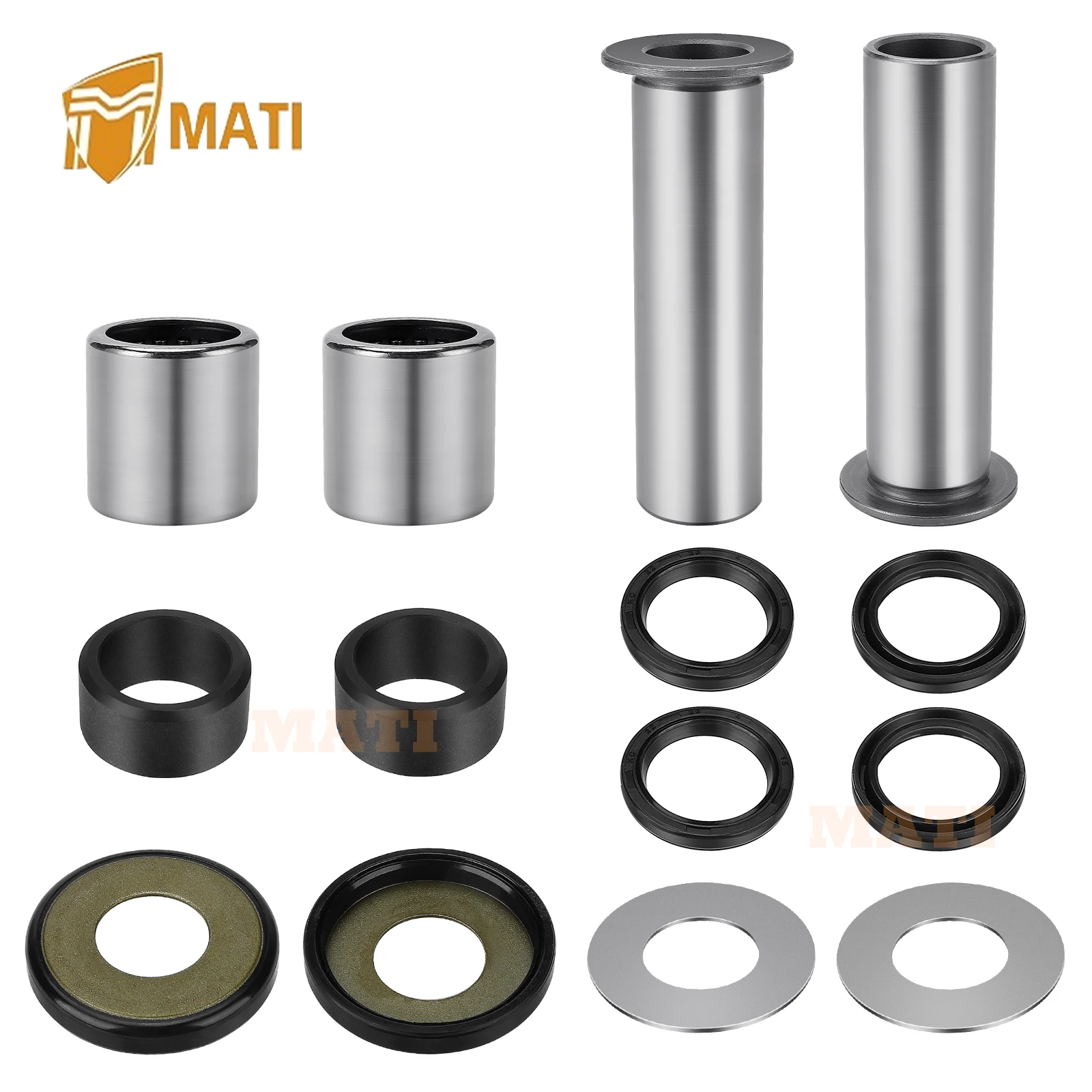 MATI Rear Swingarm Swing Arm Bearing Seal Bushing Rebuild Repair Kit for Suzuki LTZ400 LT-Z400 Z400 Quadsport 400Z 2003-2014