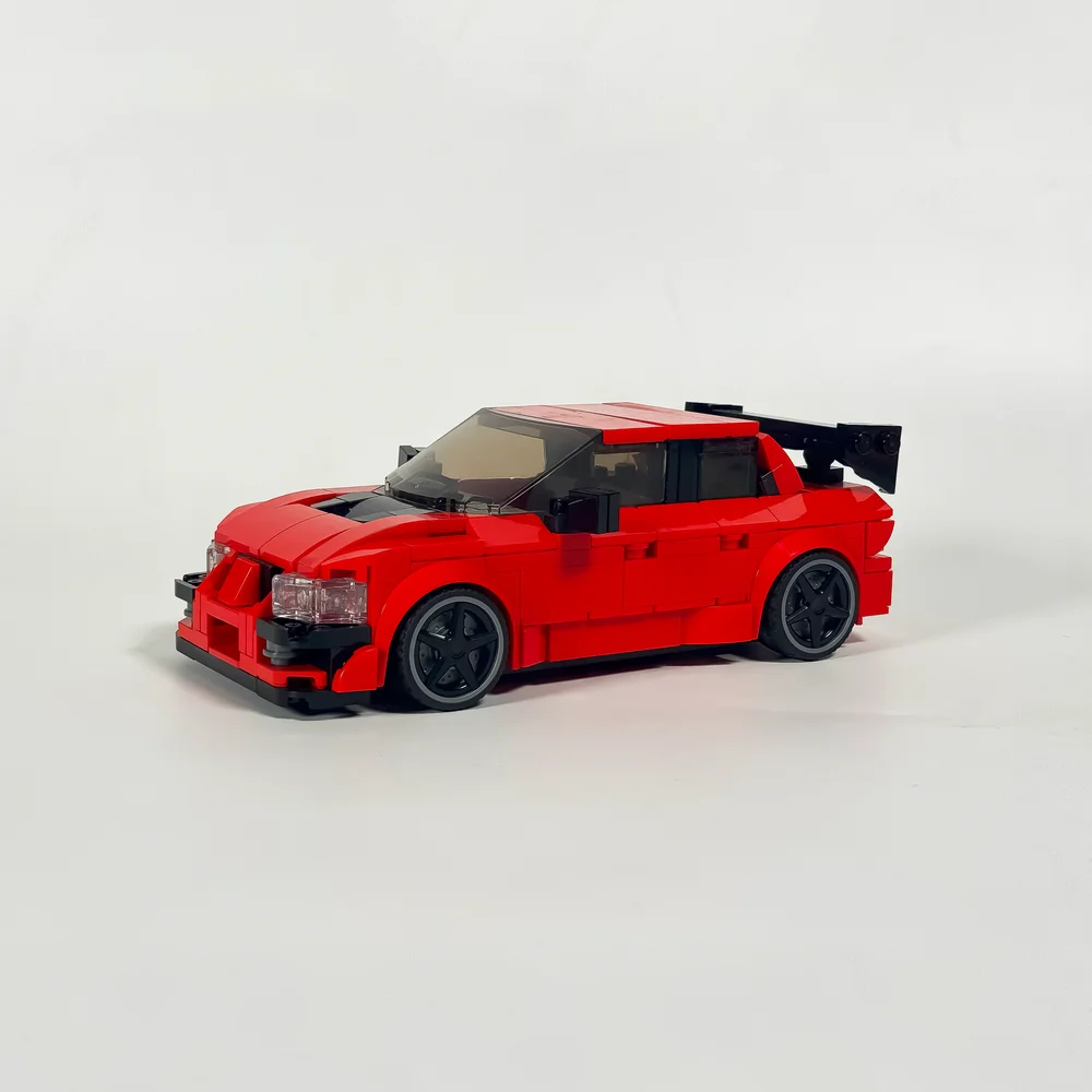 PolaDeer 338PCS MOC Speed ​ ​ Serie Sean's Lancer DIY Auto-Garage Bausteine Montage-Spielzeug Kindergeburtstagsgeschenke – Detail 4