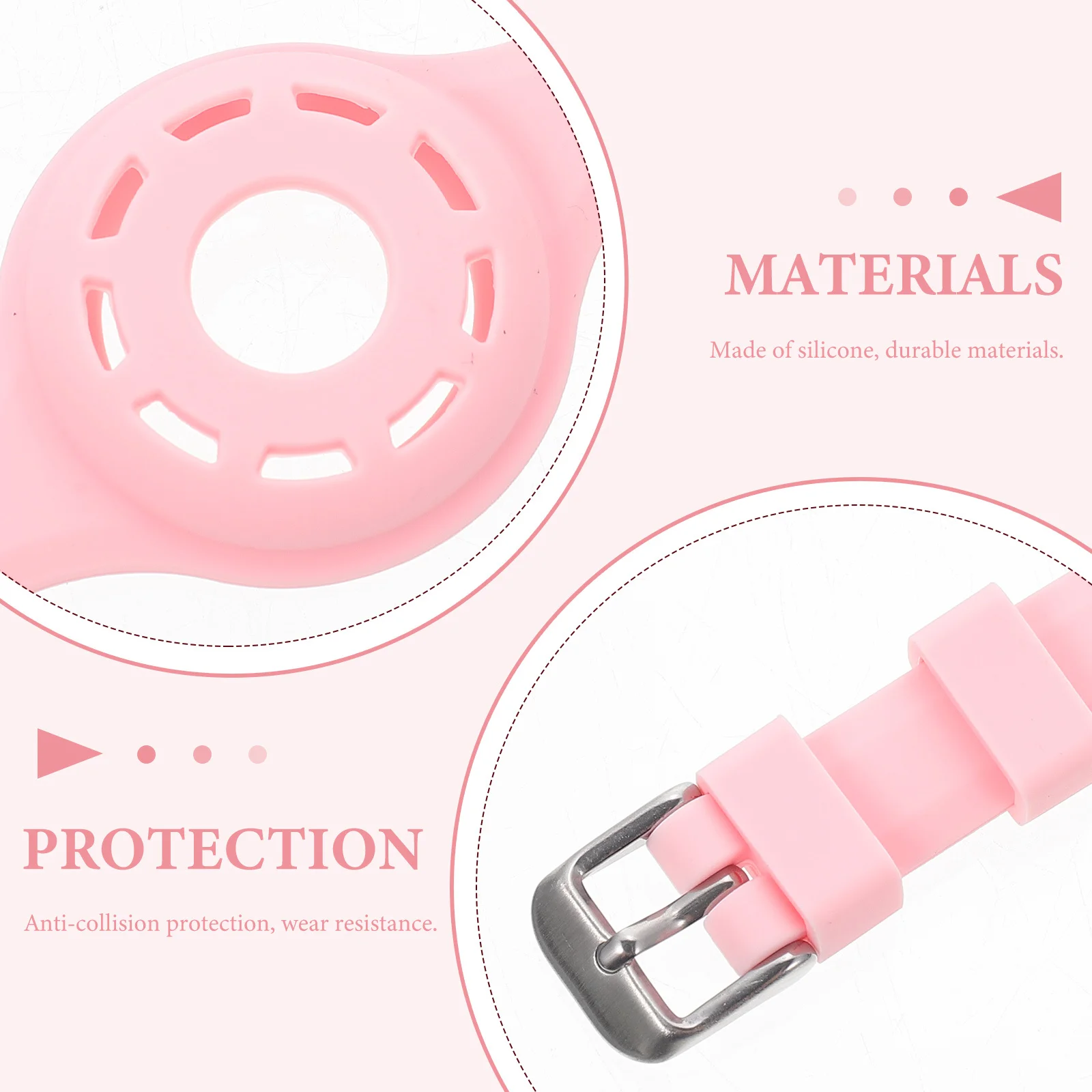 

Защитный чехол для трекера для домашних животных, силиконовый прочный ошейник с защитой от потери, противоударный защитный чехол от царапин для