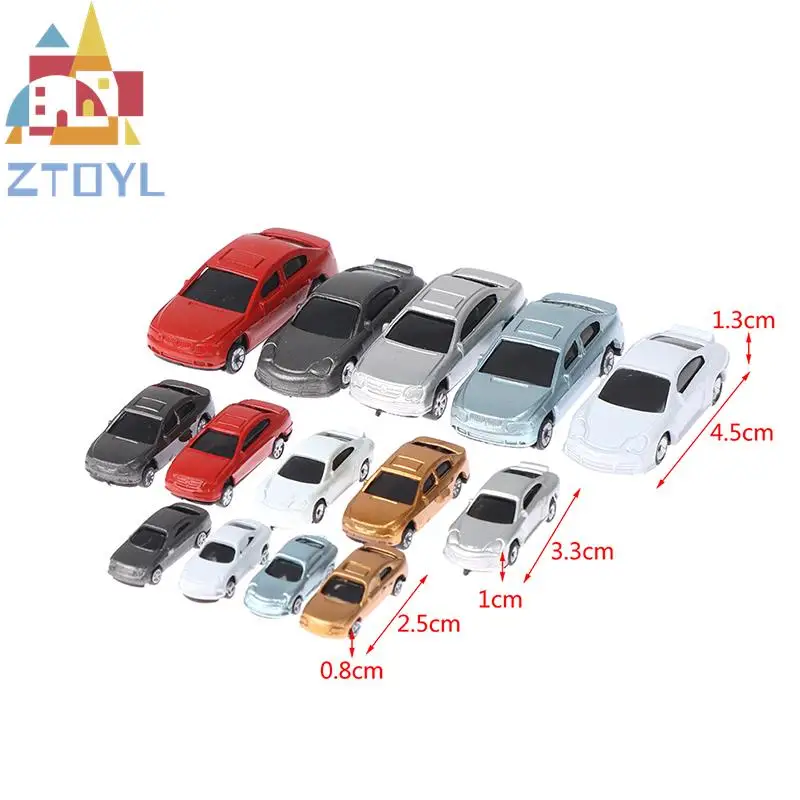 1:100-200 Dollhouse Miniature Car Truck Container Model Car Toy Doll Decor Toy Birthday Boy Gifts